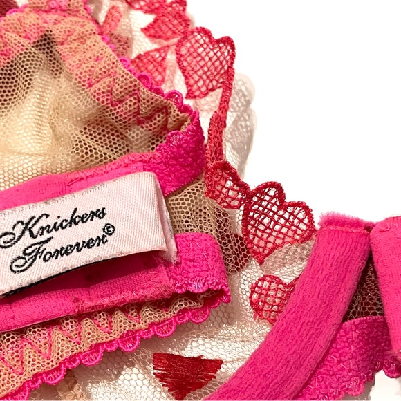 Agent Provocateur Cupid Hearts Bra Set 32C + AP2 - Picture 8 of 8